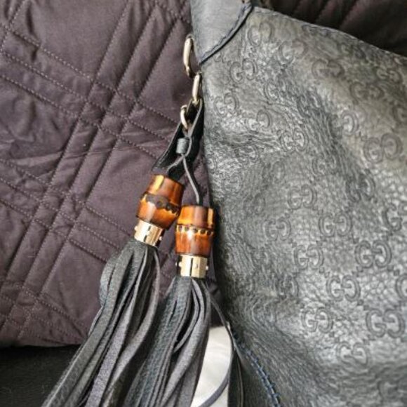 GUCCI Guccissima Shoulder Bag Authentic - Picture 11 of 13